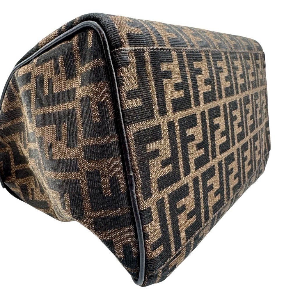 Fendi Zucca Brown and Black Satchel | Very Good Condition - Picture 4 of 15